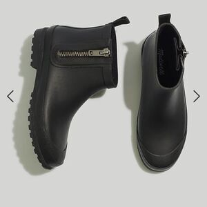 Madewell The Zip-Up Lugsole Rain Boot*
